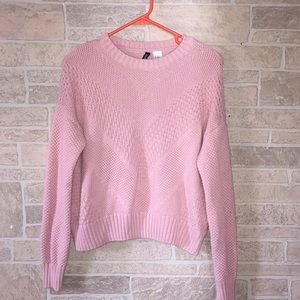 ✅Divided by H&M Pink Sweater
